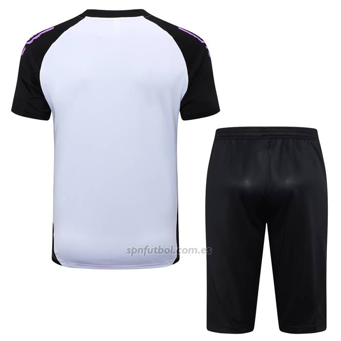 Chandal del Alemania Manga Corta 2024-2025 Blanco - Pantalon Corto